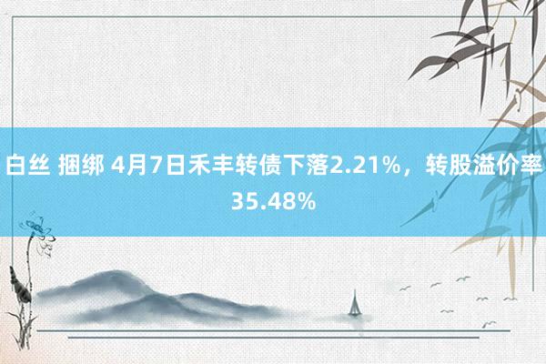 白丝 捆绑 4月7日禾丰转债下落2.21%，转股溢价率35.48%