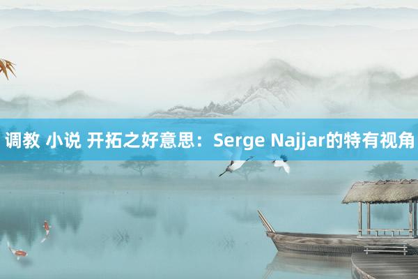 调教 小说 开拓之好意思：Serge Najjar的特有视角
