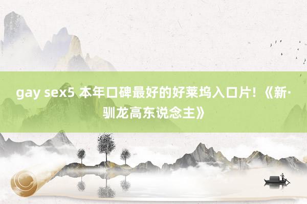 gay sex5 本年口碑最好的好莱坞入口片! 《新·驯龙高东说念主》